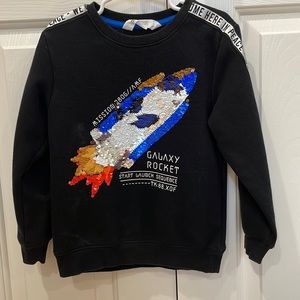 H&M boys flip-sequin sweatshirt